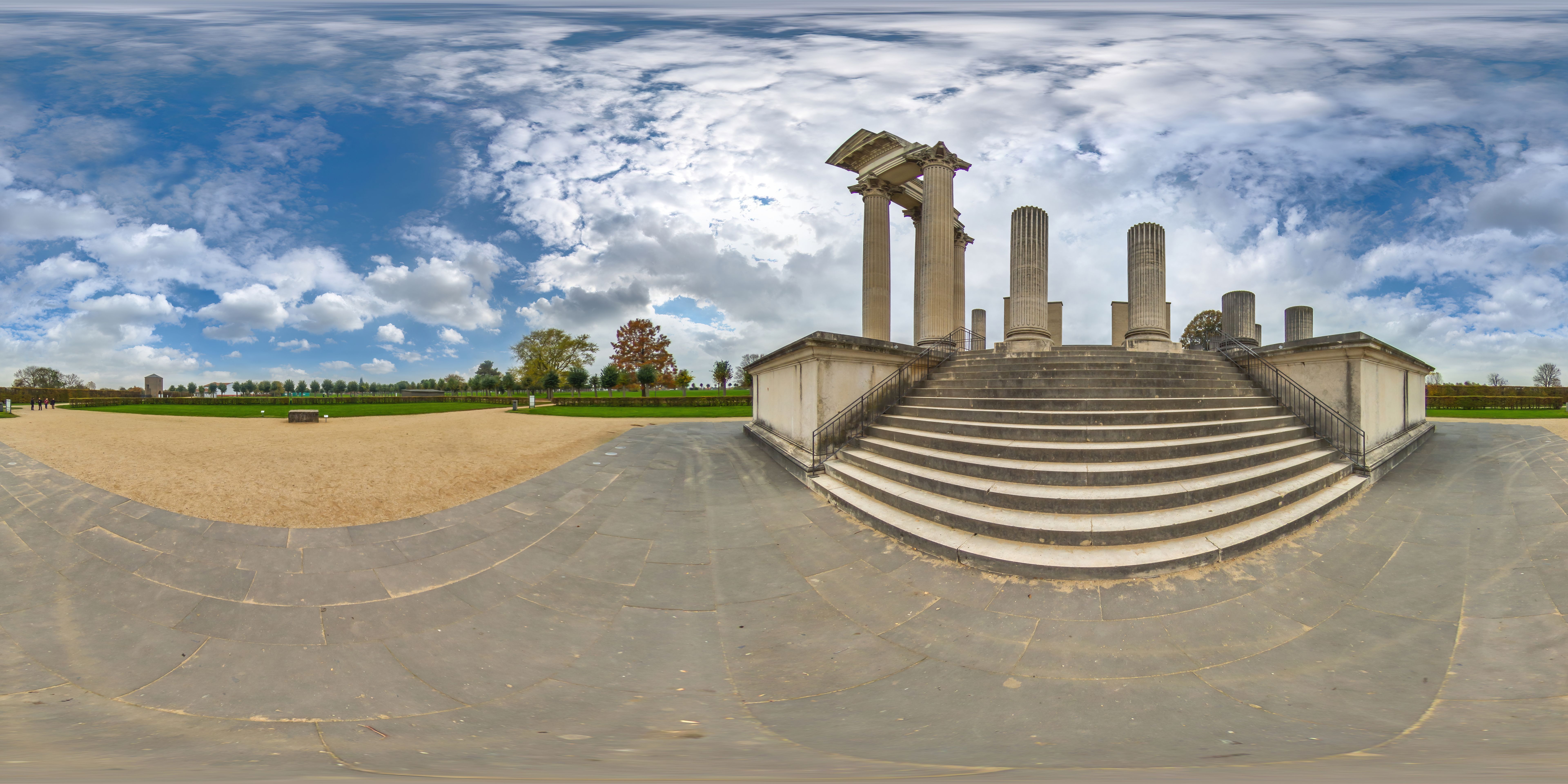 360-Grad-Aufnahme im Archäologischen Park Xanten