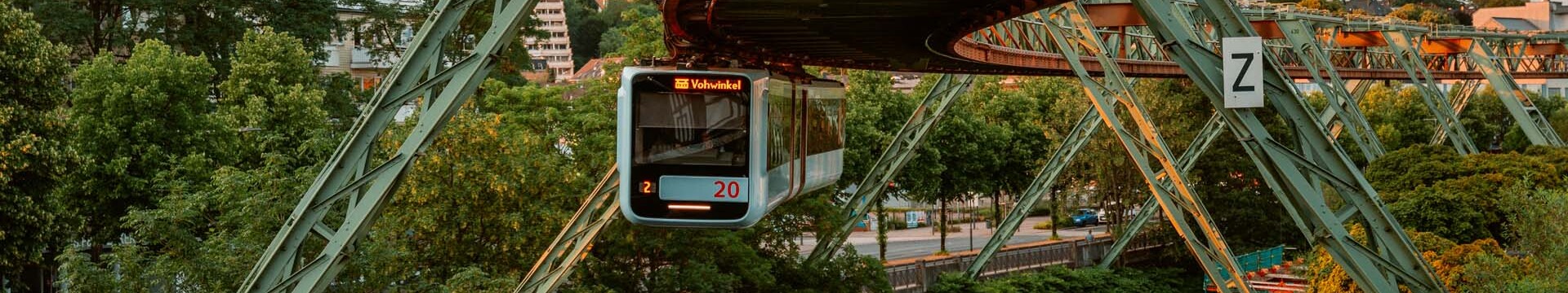 Schwebebahn in Wuppertal © Tourismus NRW e.V./Johannes Höhn Schwebebahn in Wuppertal