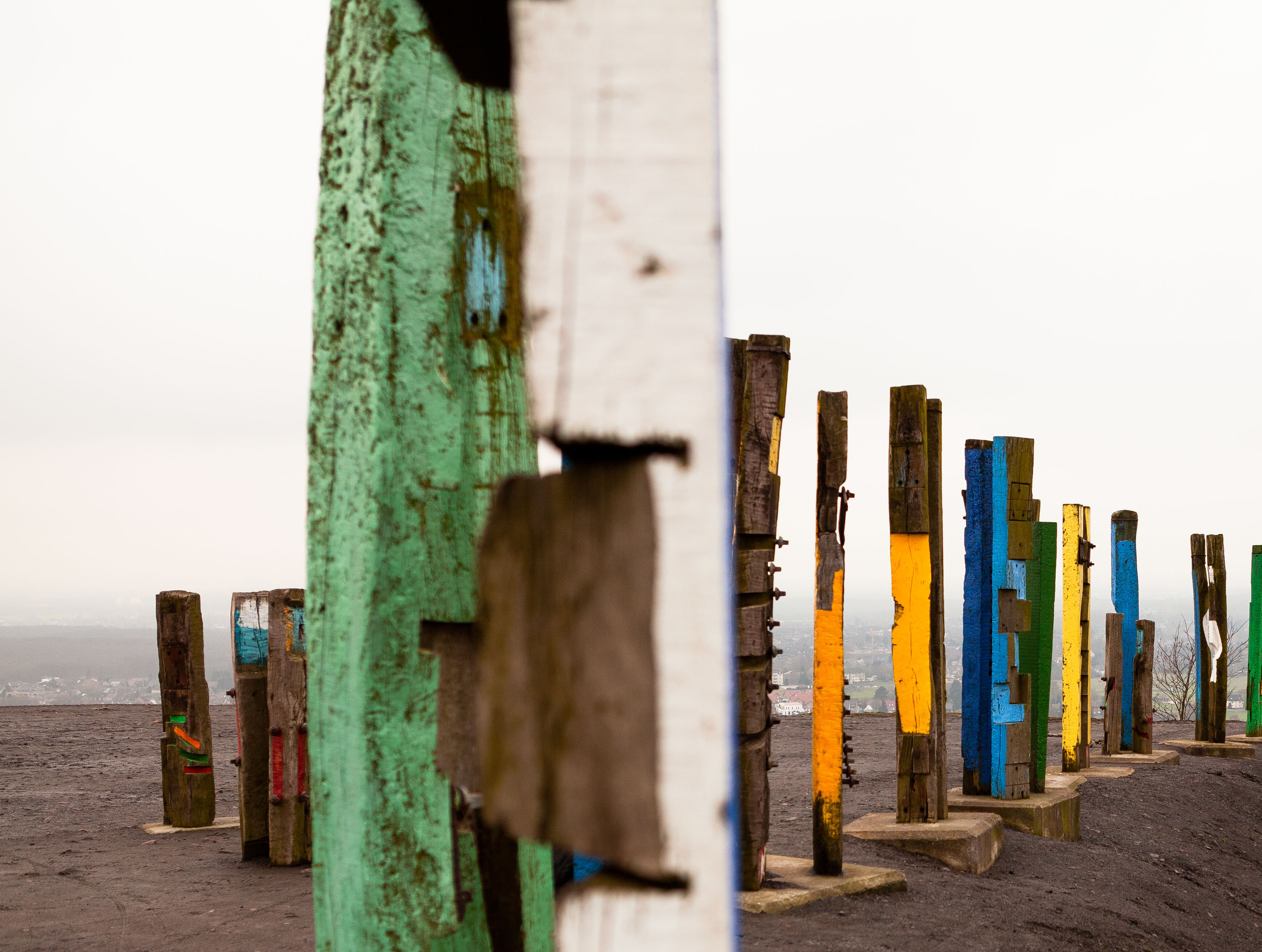 Halde Haniel bei Bottrop im Ruhrgebiet