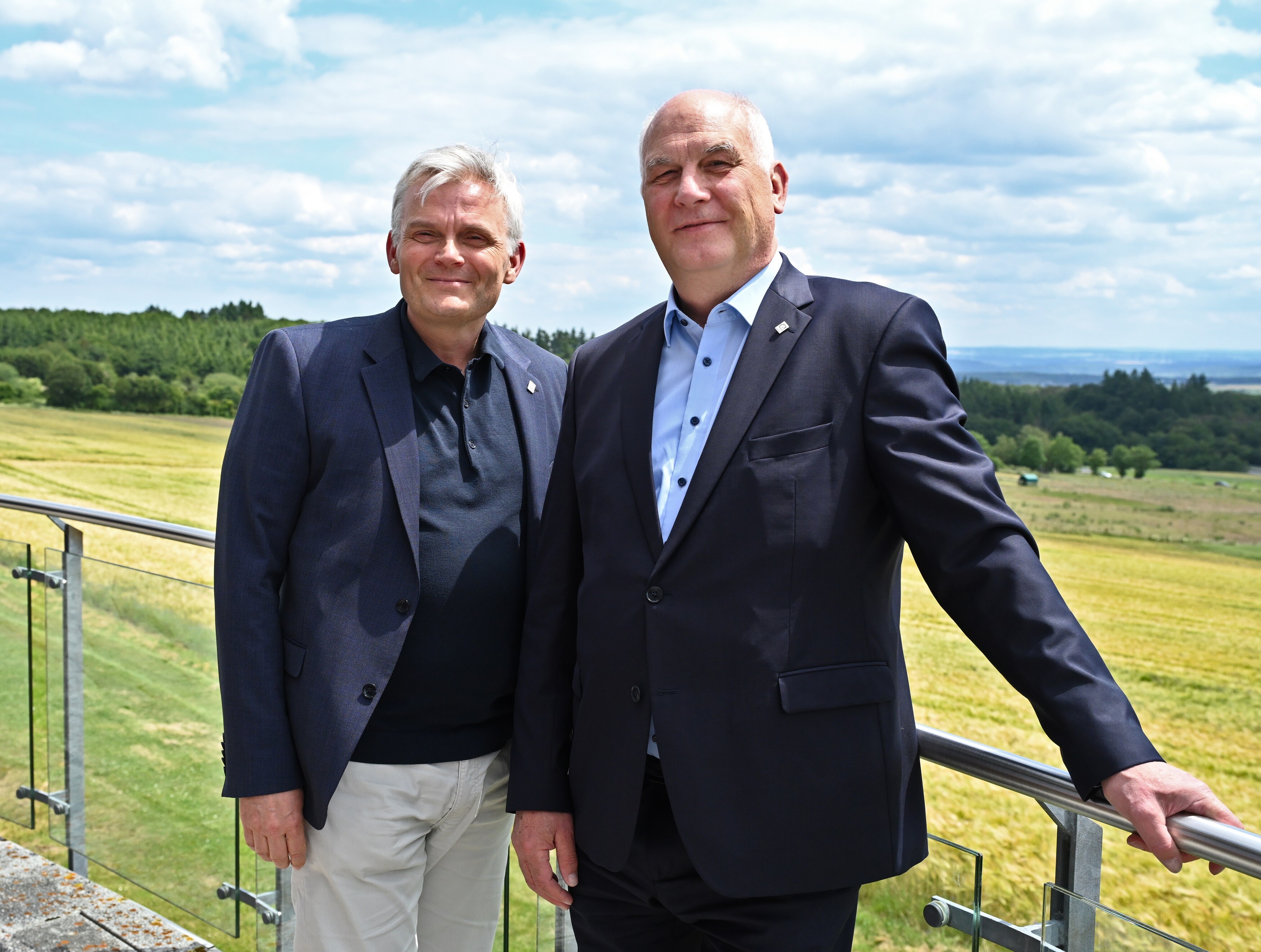 Wolfgang Reh und Klaus Schäfer von Eifel Tourismus