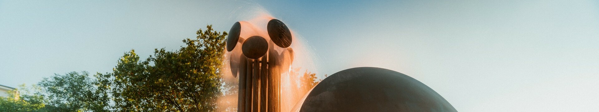 Wasserspiel auf dem Ebertplatz in Köln