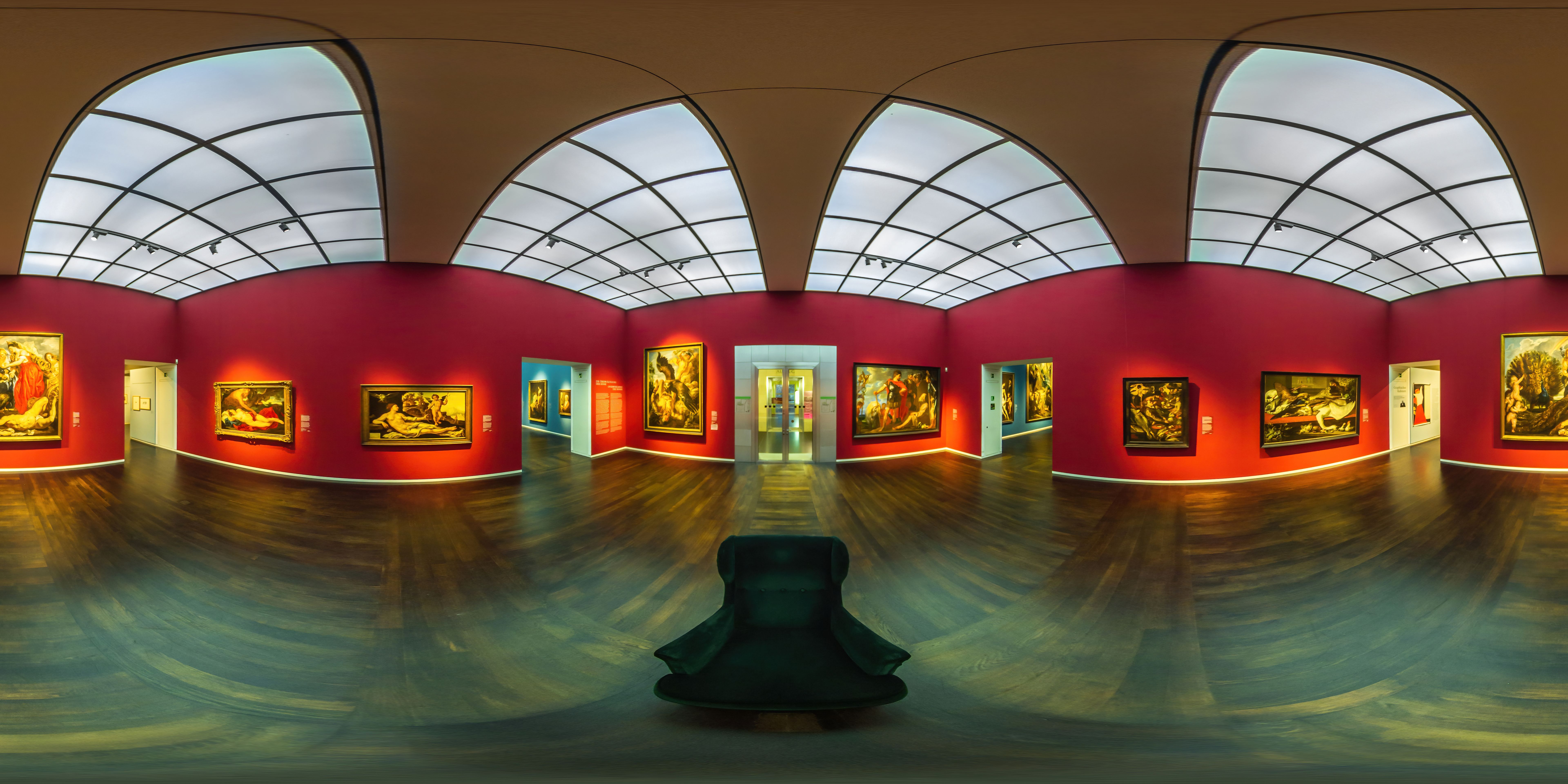 360-Grad-Aufnahme der Innenräume des Wallraf-Richarzt-Museums in Köln