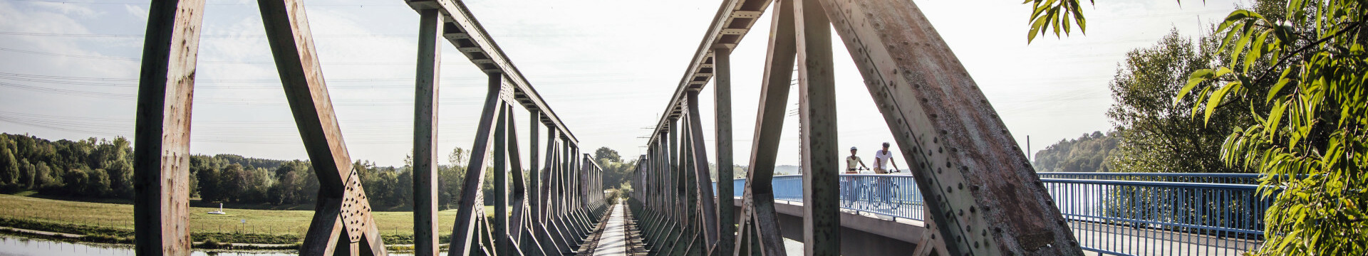 Brücke am Eisenbahnmuseum in Bochum